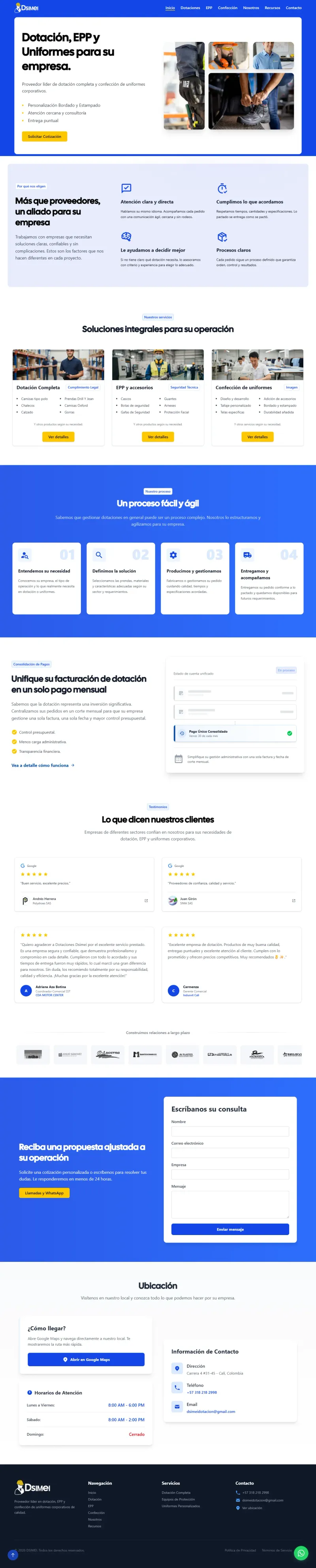 Imagen del Desarrollo web para DSIMEI